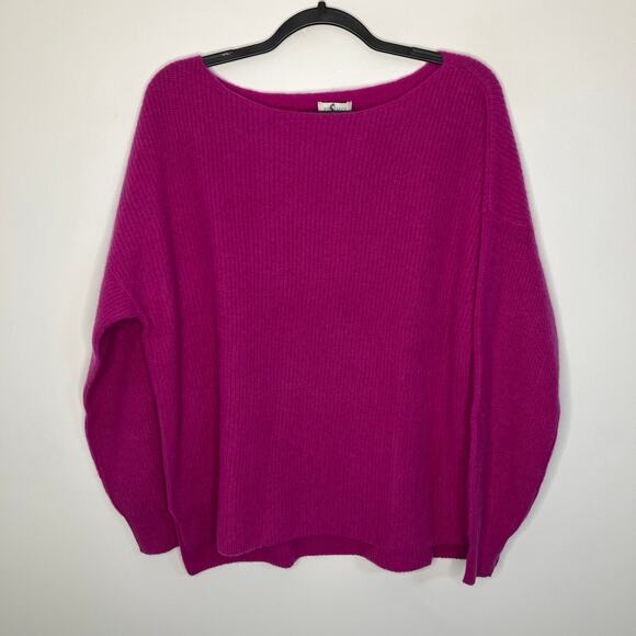 NWT SUNDANCE Jovie Cashmere Sweater Orchid Purple XL - Picture 2 of 6